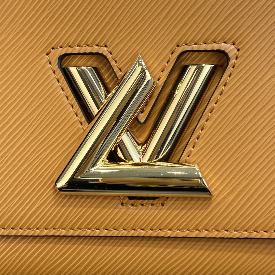 Louis Vuitton TWIST MM Handbag Epi Leather M59026 Gold Cipango